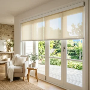 Ivory Sunscreen blinds Abu Dhabi