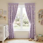 Lavender Unicorn Kids Room Curtains Abu Dhabi