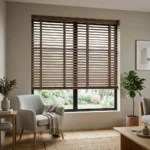 Matte Finish Wooden Blinds