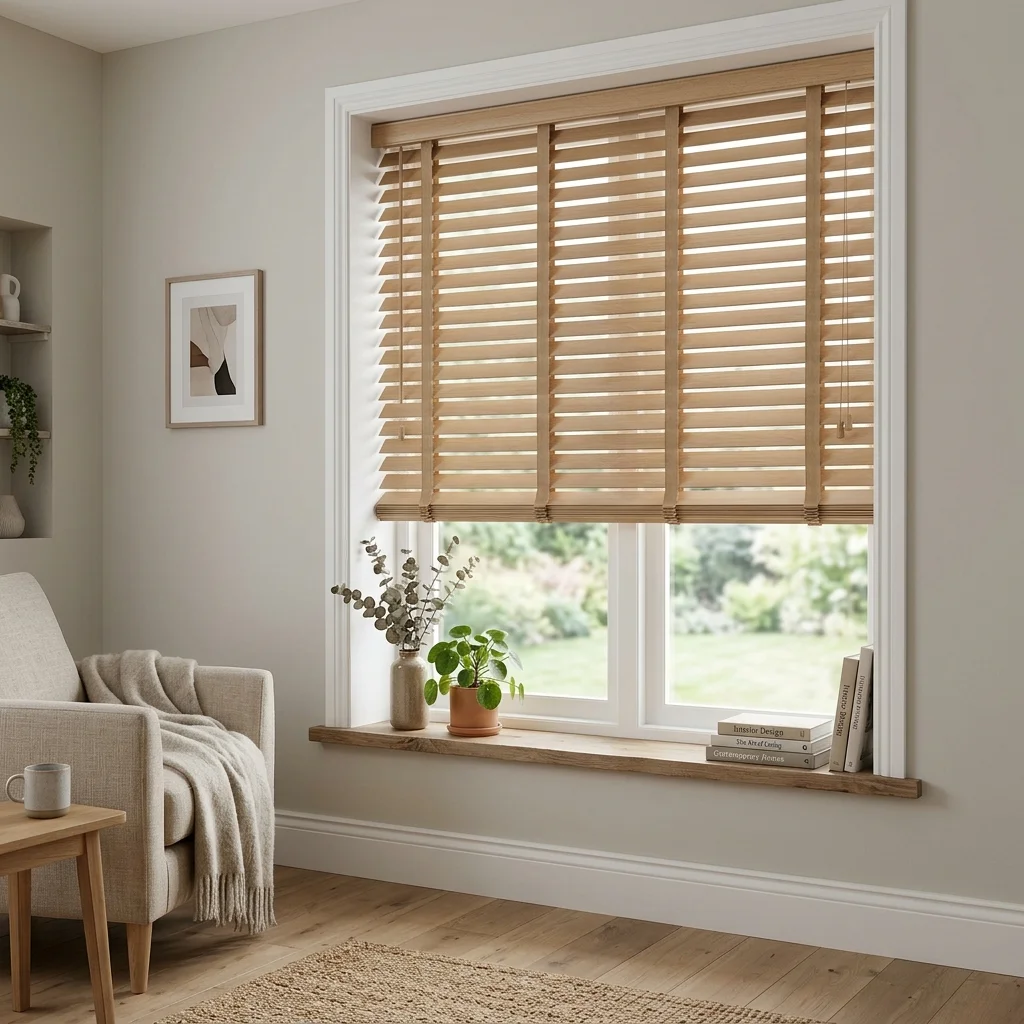 Matte Finish Wooden Blinds