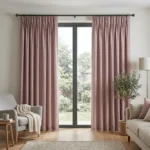 Mauve Pink Pencil Pleat Curtains
