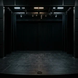 Midnight Black Cyclorama Curtains