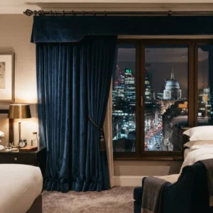 Midnight Blue Hotel Curtains