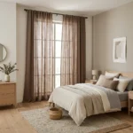 Mocha Brown Panel Curtains