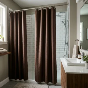 Mocha Brown waterproof Curtains Abu Dhabi
