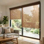 Mocha Sunscreen Blinds Abu Dhabi