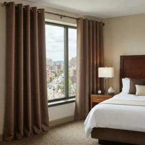 Mocha Thermal Hotel Curtains
