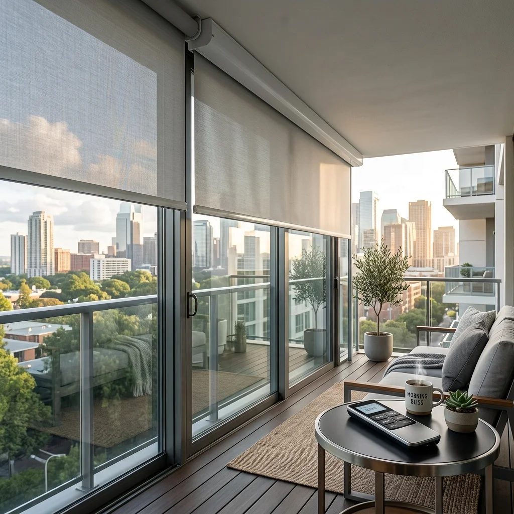 Motorized Balcony Blinds Abu Dhabi