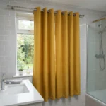 Mustard Yellow Waterproof Curtains Abu Dhabi
