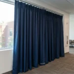 Navy Blue Fire Retardant Curtains
