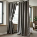 Pewter Fire Retardant Curtains