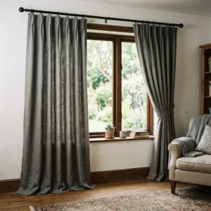 Pewter Linen Curtains