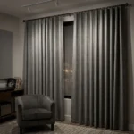 Pewter Soundproof Curtains