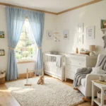 Powder Blue Panel Curtains