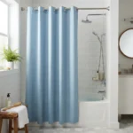 Powder Blue Waterproof Curtains Abu Dhabi