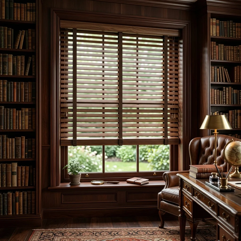 Premium Hardwood Wooden Blinds Abu Dhabi