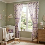 Purple Butterfly Kids Room Curtains Abu Dhabi