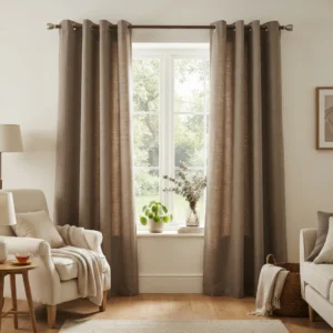 Royal Blue Cotton Curtains