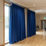 Royal Blue Fire Retardant Curtains