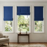 Royal Blue Roll up Curtains Abu Dhabi