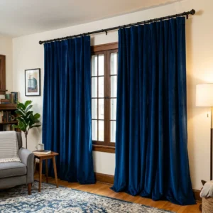 Royal Blue Soundproof Curtains