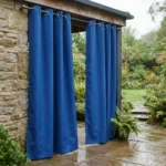 Royal Blue Waterproof Curtains Abu Dhabi
