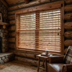 Rustic Cedar Wooden Blinds Abu Dhabi