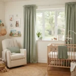 Sage Green Nursery Curtains