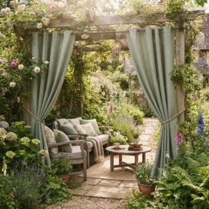 Sage Green Outdoor Curtains
