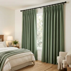 Sage Green Soundproof Curtains
