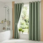 Sage Green Waterproof Curtains Abu Dhabi