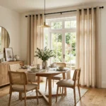 Sand Eyelet Curtains