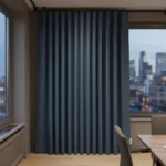 Slate Blue Fire Retardant Curtains