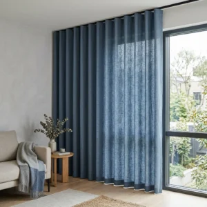 Slate Blue Panel Curtains