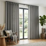 Stone Grey Wave Curtains