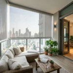 Sunscreen balcony blinds Abu Dhabi