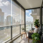 Sunscreen balcony blinds Abu Dhabi