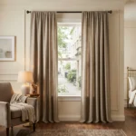 Beige Rod Pocket Curtains