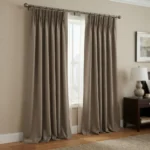 Taupe Fire Retardant Curtains