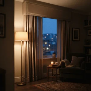 Taupe Pelmet Curtains