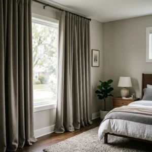Taupe Soundproof Curtains
