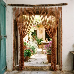 Terracotta Beaded Curtains