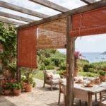 Terracotta Roll Up Curtains Abu Dhabi