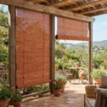 Terracotta Roll Up Curtains Abu Dhabi