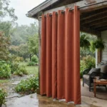 Terracotta Waterproof Curtains