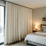 White Soundproof Curtains