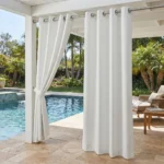 White Waterproof Curtains