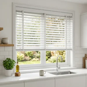 White Wooden Blinds Abu Dhabi