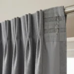 Grey goblet pleat header tape Abu Dhabi