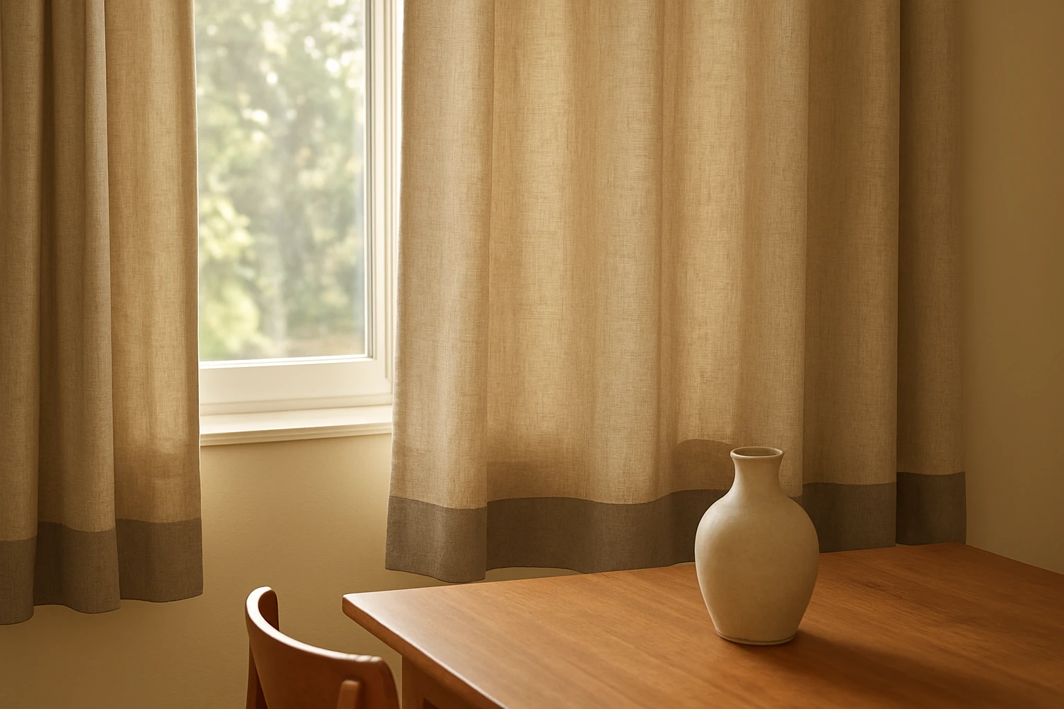 EcoLiner linen blend blackout curtains